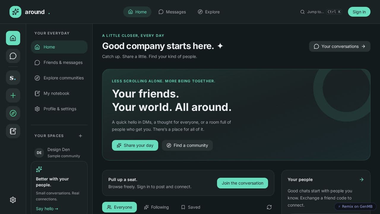 Screenshot of Discord-Style Chat