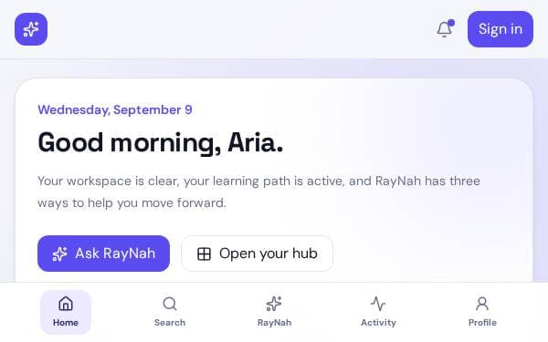 Screenshot of RAYVERSE Super App