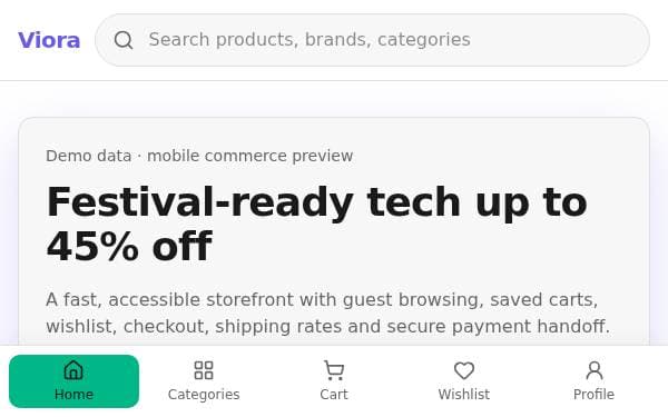 Screenshot of Viora Market