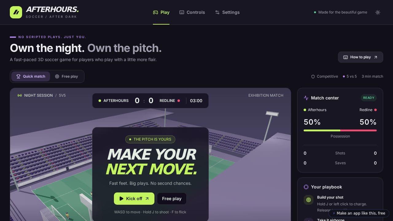 Screenshot of Stadium Showdown