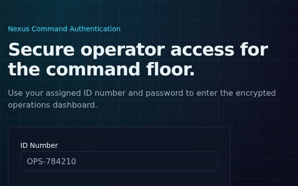 Screenshot of Nexus Command