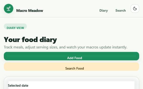 Screenshot of Macro Meadow