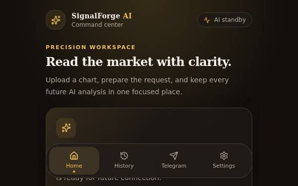 Screenshot of SignalForge AI