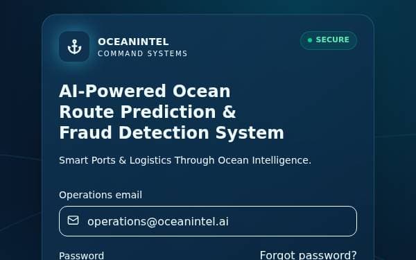 Screenshot of Smart Port Command