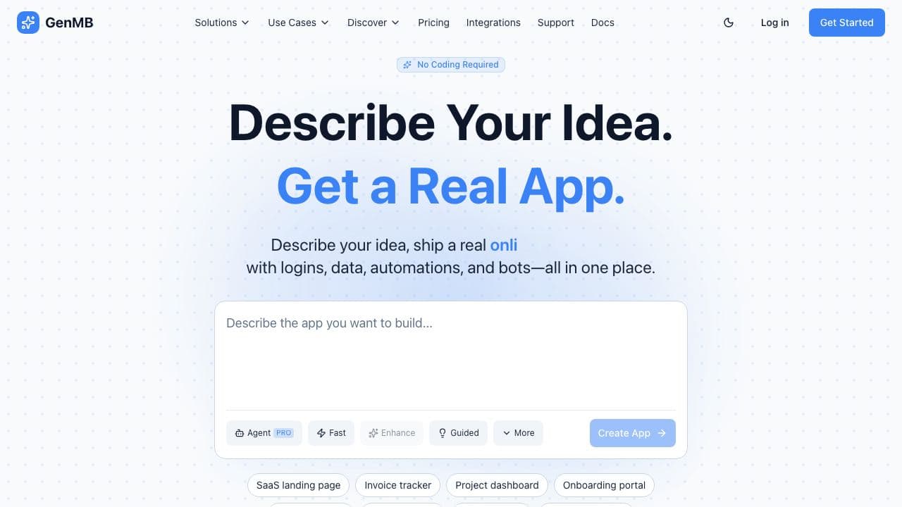 Screenshot of SIM AI Builder