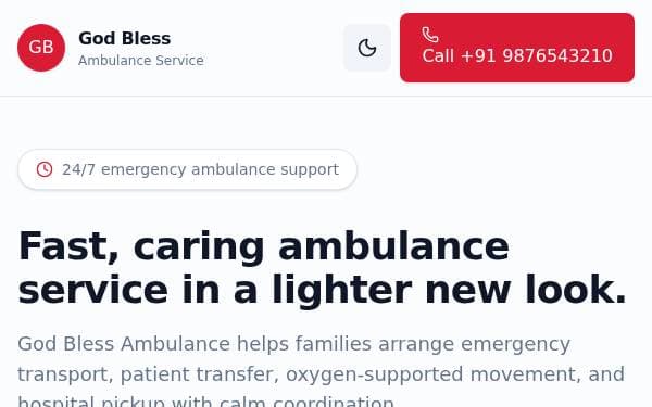 Screenshot of God Bless Ambulance