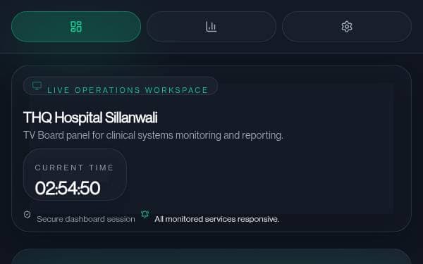 Screenshot of PulseBoard HQ
