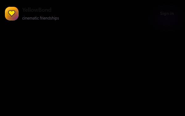 Screenshot of YellowBond Social
