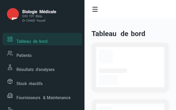Screenshot of LabGestion - Medical Laboratory Management (Clone)