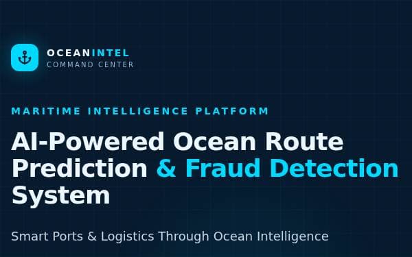 Screenshot of Ocean Intelligence Platform