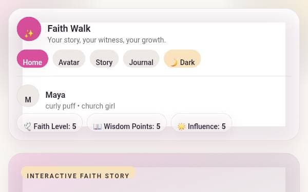 Screenshot of Faith Walk