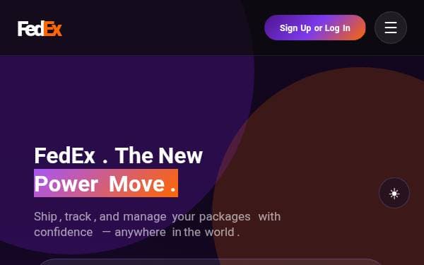 Screenshot of 1daa33208 fedex full site