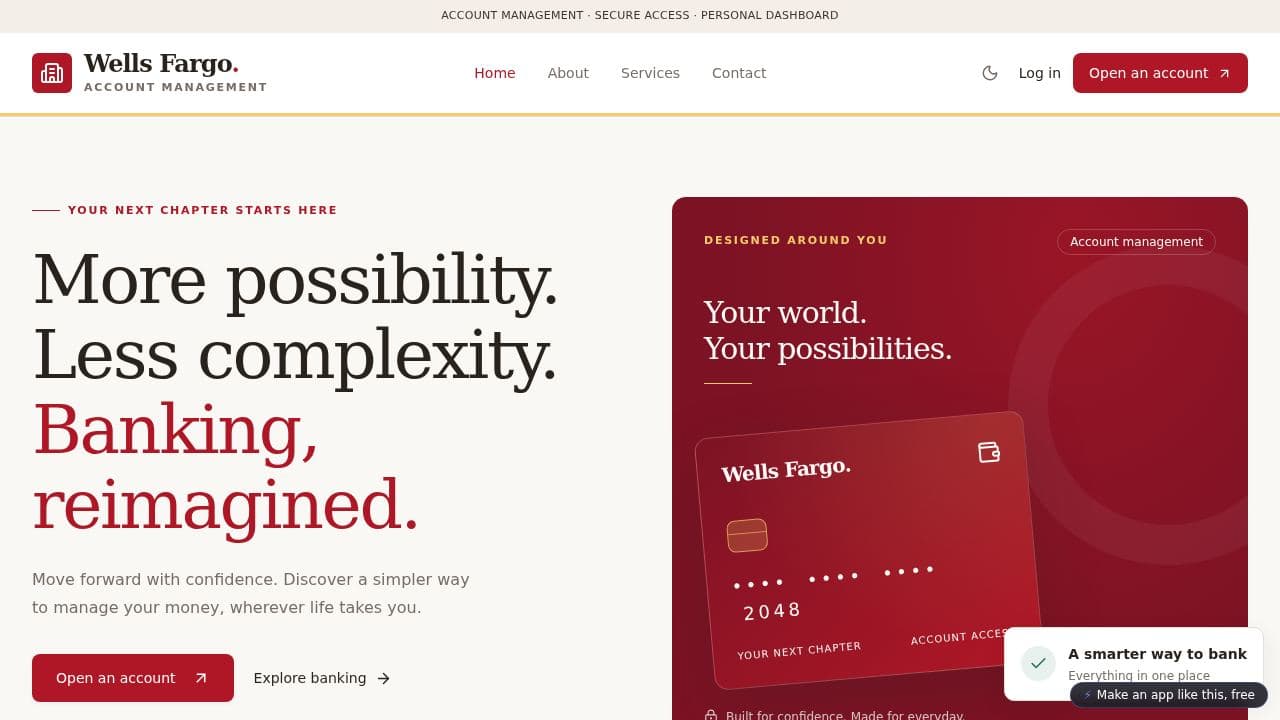 Screenshot of Wells Fargo Strategy Guide