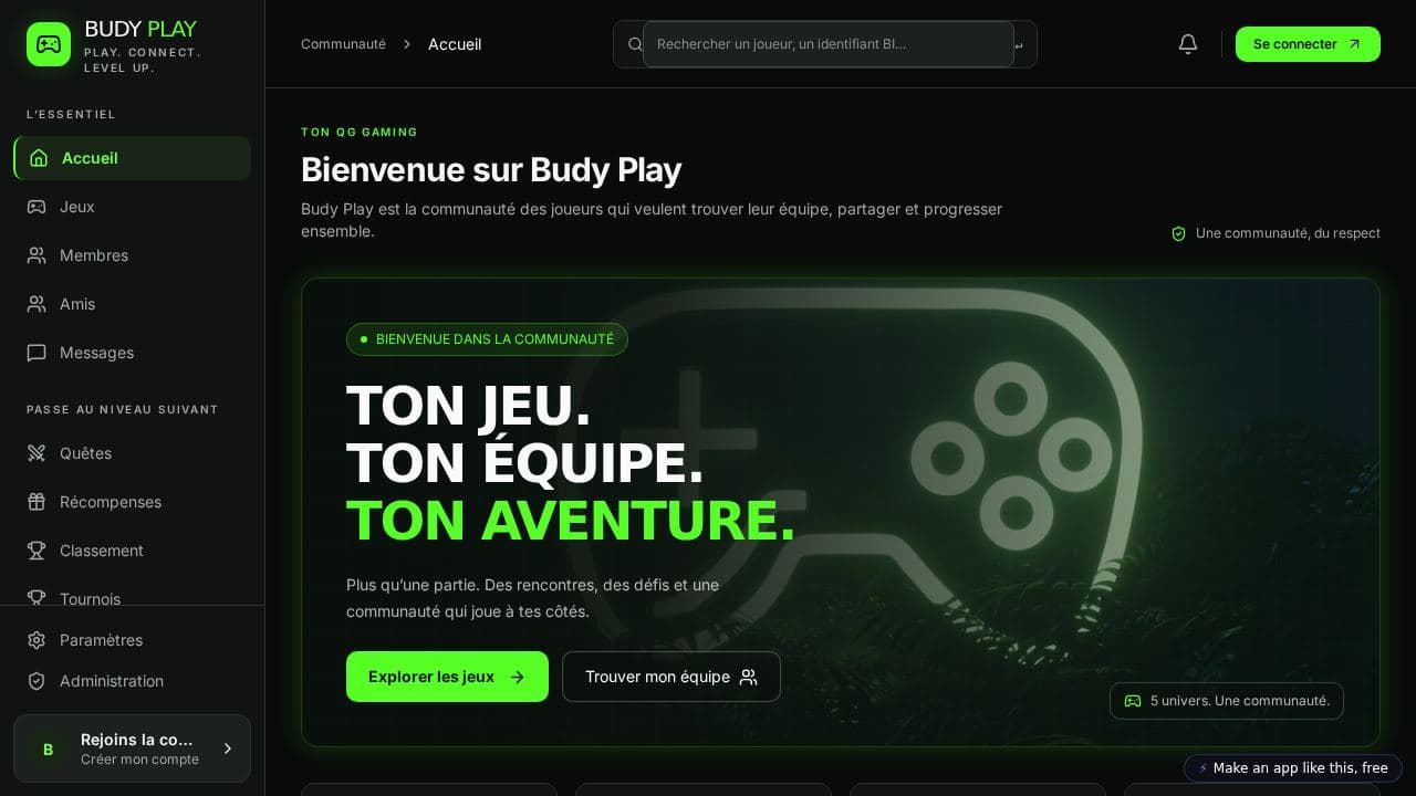 Screenshot of Budy Play