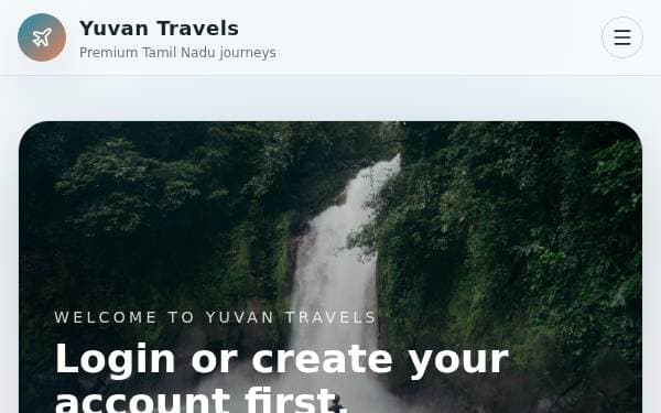 Screenshot of Yuvan Travels
