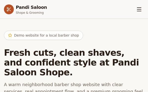 Screenshot of Pandi Saloon