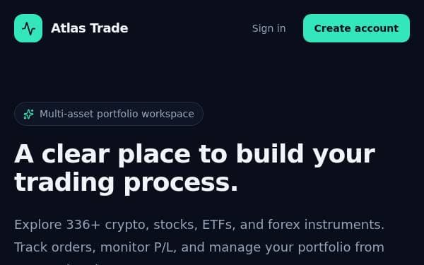 Screenshot of Global Trading Hub