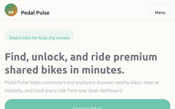 Screenshot of Pedal Pulse
