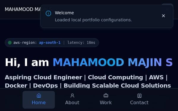 Screenshot of Northstar Portfolio