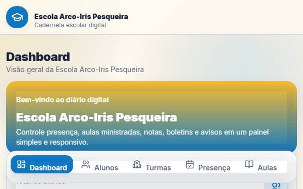 Screenshot of Diário Arco-Íris