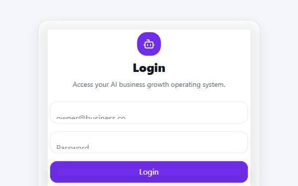 Screenshot of GrowthPilot OS