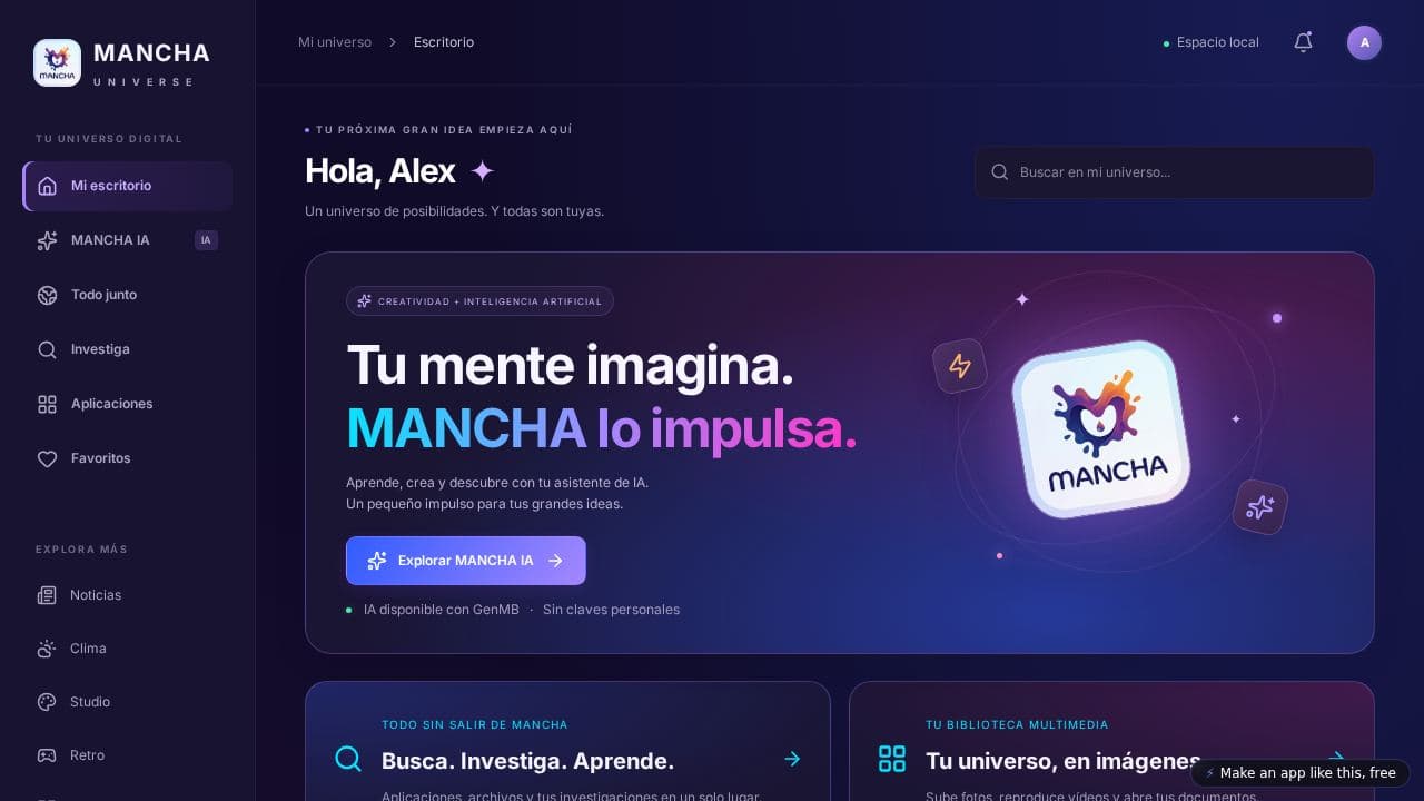 Screenshot of MANCHA UNIVERSE (Remix) (Remix)