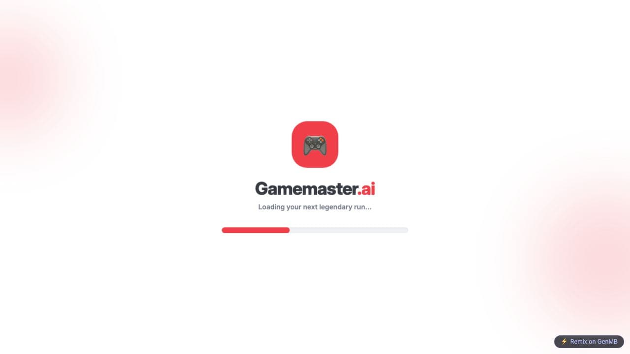 Screenshot of Gamemaster AI