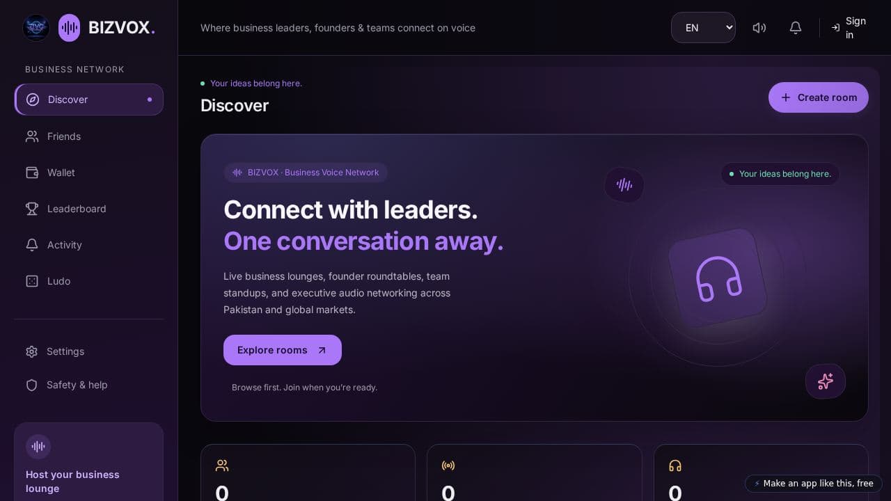 Screenshot of ZIVO Voice Community (Remix)