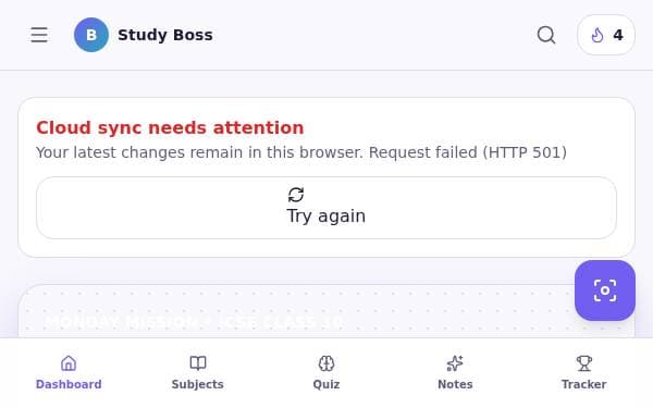 Screenshot of ICSE Study Boss