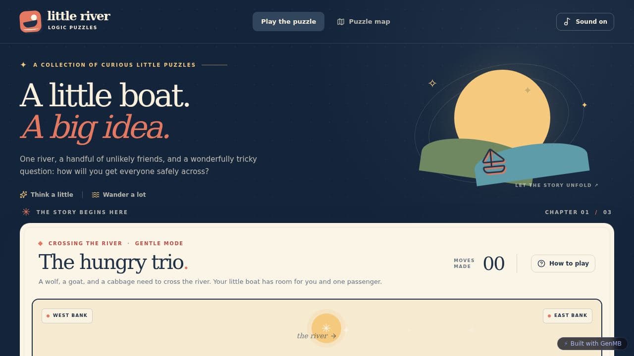 Screenshot of River Crossing Tales