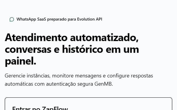 Screenshot of ZapFlow Console