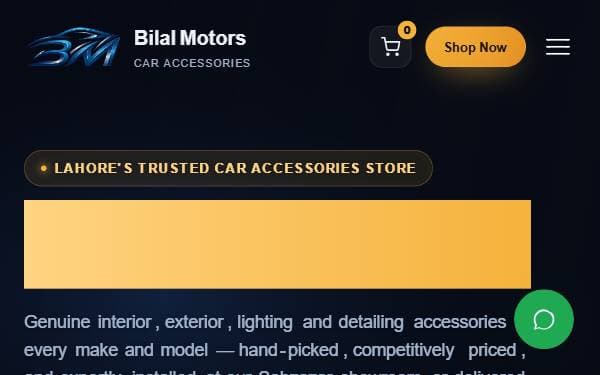 Screenshot of bilal motors genmb upload