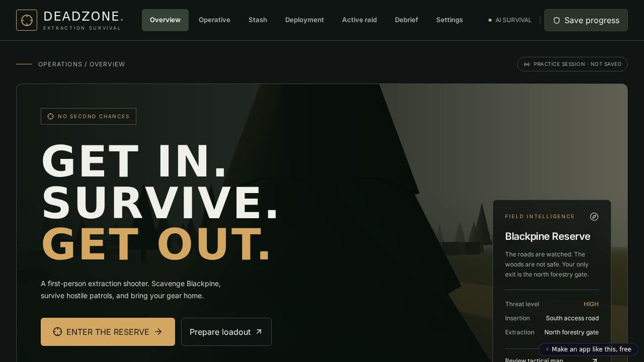 Screenshot of Deadzone Survival