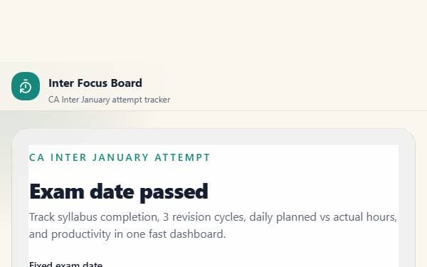 Screenshot of Inter Focus Board (Clone)