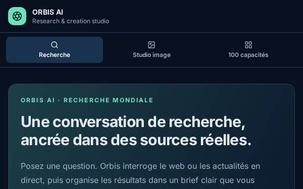 Screenshot of Assistant IA Universel