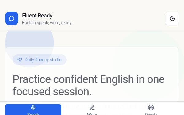 Screenshot of Fluent Ready