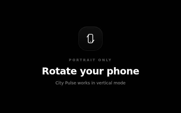 Screenshot of Vibes City Pulse