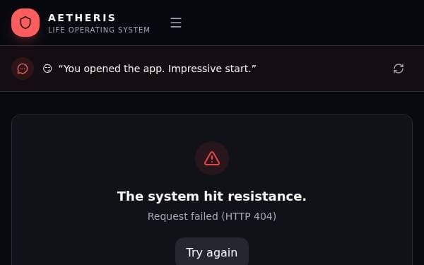 Screenshot of Life Operating System