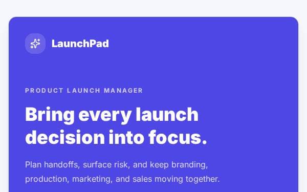 Screenshot of LaunchPad Manager