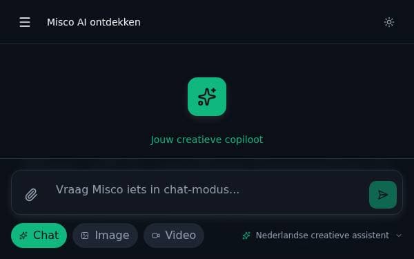 Screenshot of Misco AI