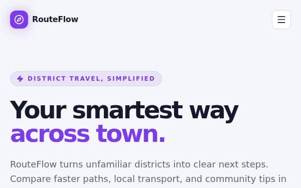 Screenshot of Route Optimizer Hub