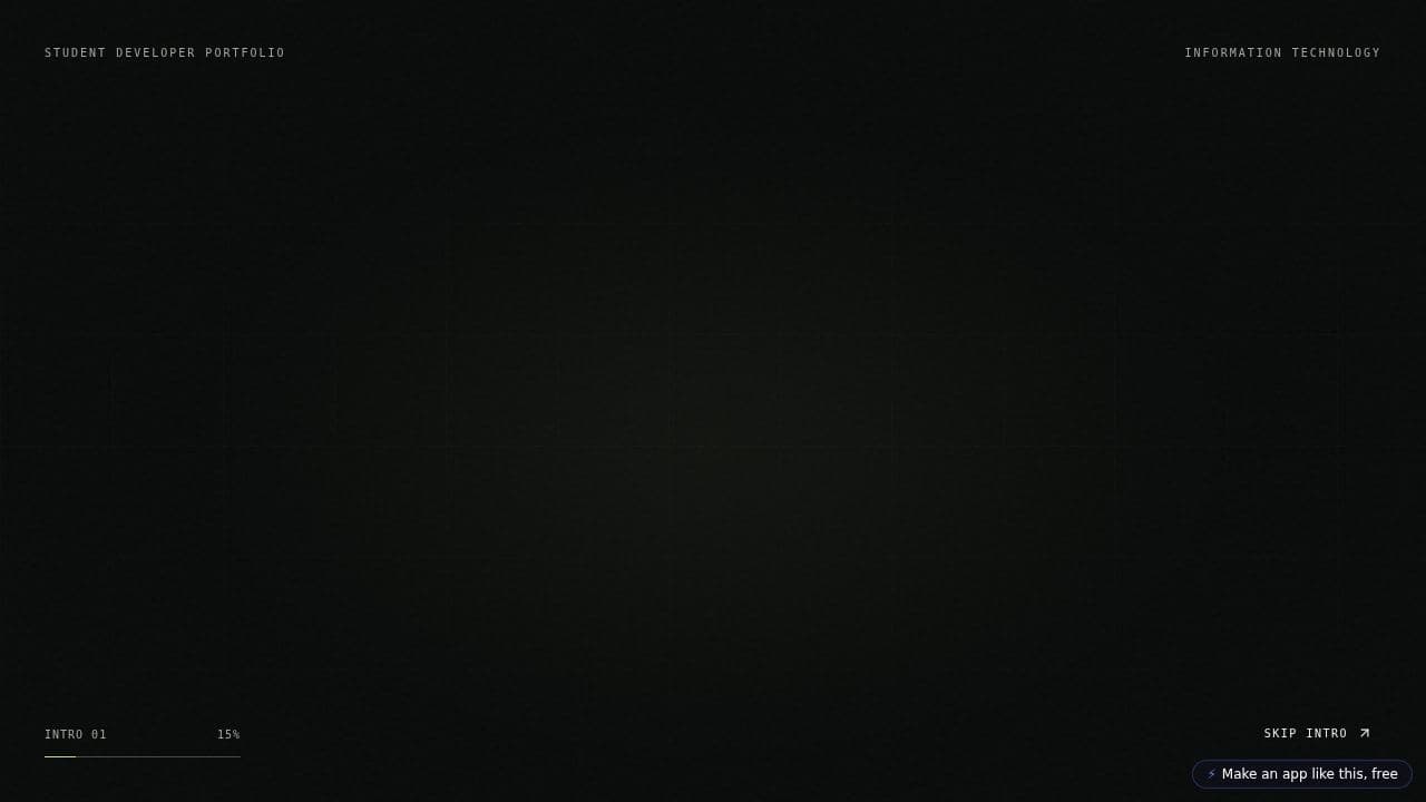 Screenshot of Danush. Portfolio