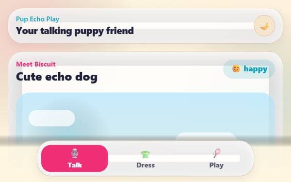 Screenshot of Pup Echo Play