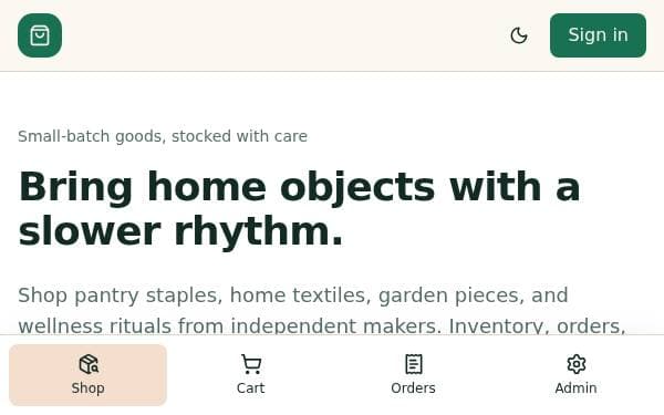 Screenshot of Juniper Market
