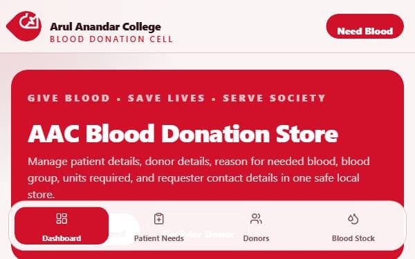 Screenshot of Blood Bridge AAC