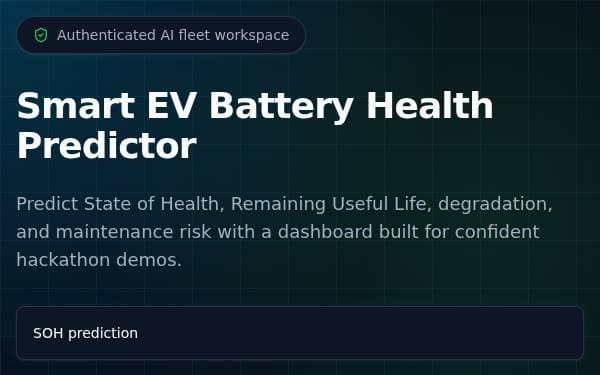 Screenshot of Smart EV Sentinel