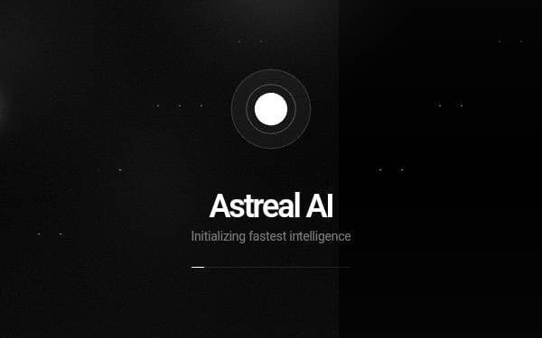 Screenshot of Astreal AI