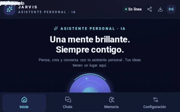 Screenshot of JARVIS AI Assistant