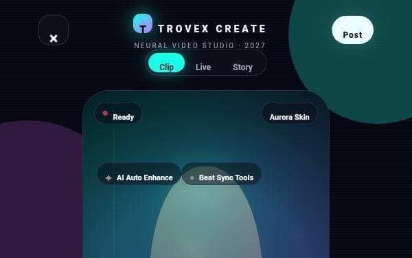 Screenshot of Trovex Neon Studio