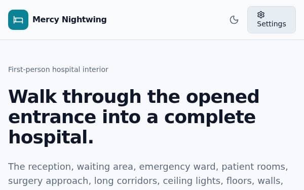 Screenshot of Mercy Nightwing